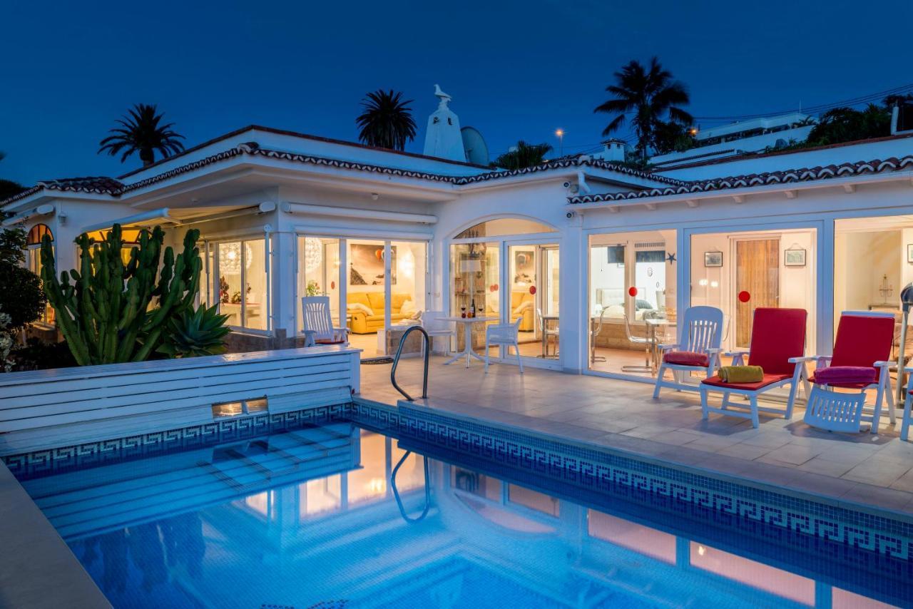 Relaxing Villa Heated Pool Luxurious Views Massage Santa Úrsula Екстериор снимка